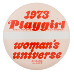 1973 Playgirl Magazine Chicago Button Museum