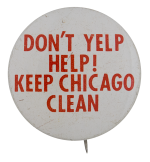 Don't Yelp Help Chicago Button Museum