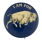 I Am for Buffalo Blue Club Button Museum