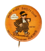 Just Kids Safety Club Club Busy Beaver Button Museum