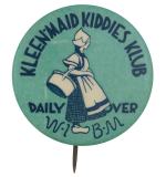 Kleenmaid Kiddies Klub Club Button Museum