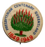 Presbyterian Centenary Queensland Club Busy Beaver Button Museum