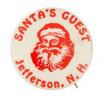 Santa's Guest Jefferson Club Button Museum