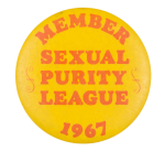 Sexual Purity League Club Button Museum
