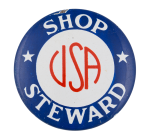 Shop Steward Club Button Museum