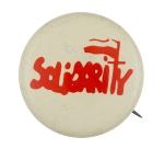 Solidarity Polish Labor Union English Club Button Museum