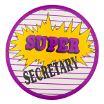 Super Secretary Club Button Museum