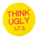 Think Ugly Club Button Museum
