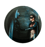 Batman and Robin Handshake Entertainment Busy Beaver Button Museum
