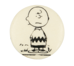 Charlie Brown Black and White Entertainment Button Museum