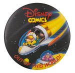 Disney Comics Out of this World Entertainment Busy Beaver Button Museum