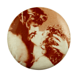 Barbra Streisand and Kris Kristofferson Entertainment Busy Beaver Button Museum