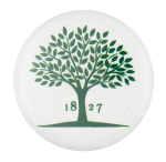 1827 Tree Advertising Button Museum