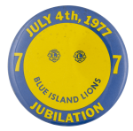 Blue Island Lions Jubilation Event Busy Beaver Button Museum