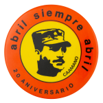 Abril Siempre Abril Event Button Museum