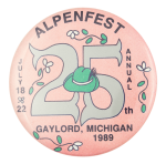 Alpenfest Event Button Museum