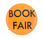 Book Fair Orange Event Button Museum