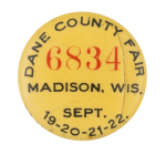 Dane County Fair Event Button Museum