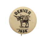 Denver 1936 Event Busy Beaver Button Company