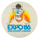 Expo 86 Vancouver Canada Event Button Museum