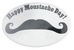 Happy Moustache Day Event Button Museum