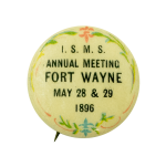 I.S.M.S. Annual Meeting 1896 Event Busy Beaver Button Museum