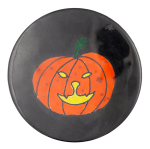 Jack-O-Lantern Illustration Event Button Museum