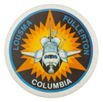 Lousma Fullerton Columbia Event Button Museum