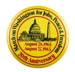 March on Washington 20th Anniversary Event Busy Beaver Button Museum