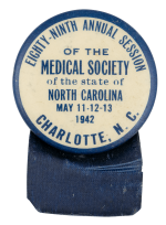 Medical Society Charlotte Event Button Museum