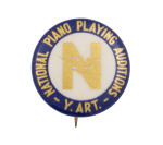 National Piano Playing Auditions Event Button Museum