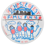 Rochesterfest Family Fun '96 Event Button Museum