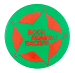 Rock Against Racism Star Cause Button Museum