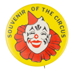 Souvenir of the Circus Yellow Event Button Museum