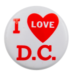 I Love D.C. I ♥ Buttons Busy Beaver Button Museum