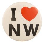 I Love NW I ♥ Buttons Busy Beaver Button Museum