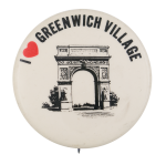 I Love Greenwich Village I Heart Buttons Button Museum