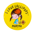 I Love Lollipops I ♥ Buttons Button Museum