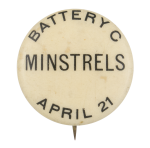 Battery C Minstrels Music Button Museum
