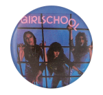 Girlschool Screaming Blue Murder Music Button Museum