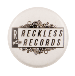 Restless Records White Music Busy Beaver Button Museum