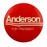 Anderson for President Political Busy Beaver Button Museum