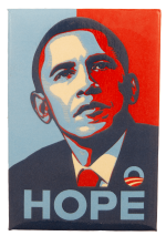 Hope Obama Fairey Political Busy Beaver Button Museum