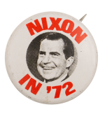Nixon in 72 Political Busy Beaver Button Museum
