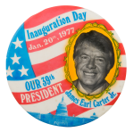 Carter Inauguration Political Button Museum