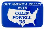 Colin Powell '96 Political Button Museum