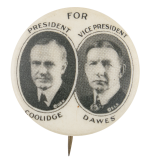 Coolidge Dawes Political Button Museum