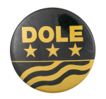 Dole Gold Stars Political Button Museum