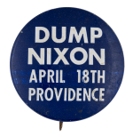 Dump Nixon Political Busy Beaver Button Museum