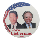 Gore Lieberman Political Button Museum